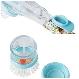 Pioneer Woman Palm & Hand Held Dish Dispense Brush